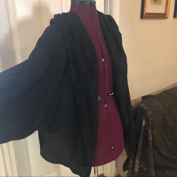 Society for Rational Dress asymmetric linen top - Picture 8 of 8